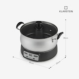 thumbnail of Jam Session Marmeladen- und Geleekocher 1000W 2 Automatikprogramme Silber