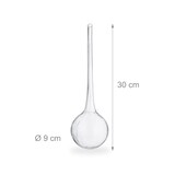 thumbnail of Relaxdays Bewässerungskugel 2er Set, dosierte Pflanzen Bewässerung, Blumentopf, Gießhilfe Büro, Glas Ø 9 cm, transparent