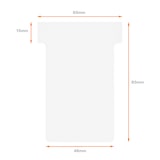 thumbnail of NOBO Etui de 500 fiches T en carton, 170 g/m2, indice 2, blanc
