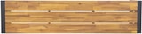 thumbnail of Banco de acero y madera de acacia estilo industrial, 2 piezas