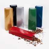 thumbnail of 500x Blockbodenbeutel Schwarz 105 + 65mm x 297mm 4-lagig