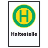 thumbnail of Schild Haltestelle A4 (210x297mm)
