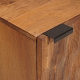 thumbnail of Helloshop26 - Kompakter rechteckiger Badezimmerschrank mit praktischer Ablagefläche 38 x 33 x 58 cm braunes Holz 02_0057780
