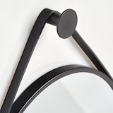 thumbnail of Wandspiegel, Metall/Kunststoff, schwarz