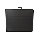 thumbnail of Mesa plegable, resistente a la intemperie, con mango, imitación de madera, máx. 100 kg, negro