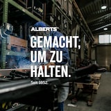 thumbnail of Alberts 8 x Einschlag-Bodenhülse für Vierkantholzpfosten, 46 x 46 mm, Länge 550 mm, feuerverzinkt, zum Einbetonieren