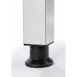 thumbnail of PROREGAL Schreibtisch Pejo | Grau | Silber Gestell | BxT 120x80cm | Arbeitshöhe 68-76cm | höhenverstellbar | 4-Fuß-Gestell eckig