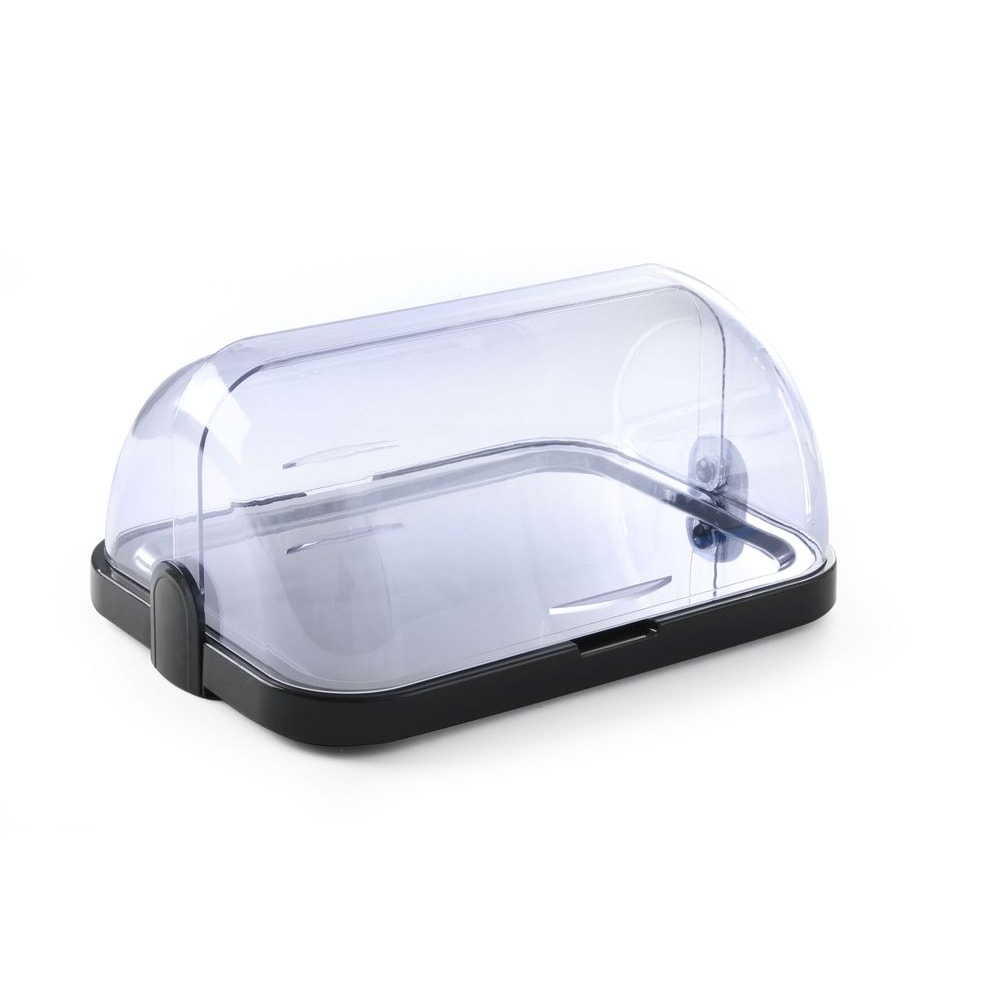 HENDI Koeldisplay met rolltop, enkel, Donkergrijs, 440x320x(H)205mm, Rechthoekig