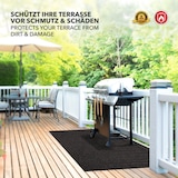 thumbnail of Grillschutzmatte BBQ-Matte "Dalton" - schwer entflammbar - Bodenmatte für den Grill // 100 x 150 cm