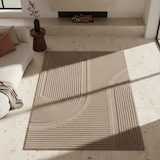 thumbnail of Teppich Flur Bohemian Pflegeleicht Waschbar Wohnzimmer Schlafzimmer Schadstoffgeprüft Beige 120x170 cm OEKO-TEX – LAVAREDO von Kadima Design