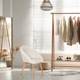 thumbnail of Besucherstuhl / Dining Stuhl SCANDI TED Stoff weiß hjh LIVING