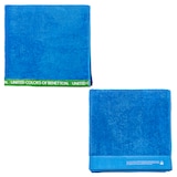 thumbnail of Benetton Conjunto de 2 toalhas 90X150Cm + 90X160Cm Algodão Orgânico 450Gsm Azul