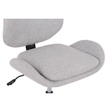 thumbnail of SIGMA Chaise de bureau EC507, tissu, hauteur d'assise réglable, gris/blanc