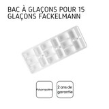 thumbnail of Witte ijsblokjesvorm voor 15 ijsblokjes, Fackelmann Bar Concept