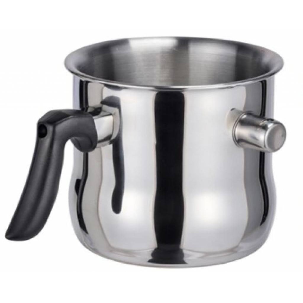 Simmertopf Milchtopf 1,2 Liter doppelwandig mit Flötenkessel-Funktion 21319