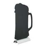 thumbnail of Securit® Silhouette Bier Tisch-Kreidetafel – Mit Kreidemarker – Aluminiumfuß
