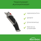 thumbnail of Teppichmesser Automatikmesser Teppichmesser Cuttermesser Cutterklinge Cutter Automatikmesser Dachdeckermesser