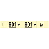 thumbnail of Lot de 20 Carnet 50 Tickets Vestiaires cartonnés - jaune