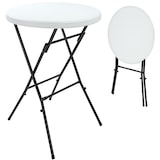 thumbnail of Casaria Stehtisch klappbar Bistrotisch 110 cm x 72 cm Weiß