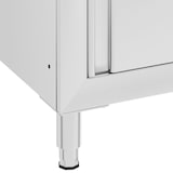 thumbnail of Armario de cocina comercial con escurridor de acero inoxidable