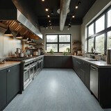 thumbnail of Suelo Vinílico en Rollo PVC PU Azul Nickel / R9 / Zonas Comerciales / Locales / Industria / Alto Tránsito