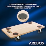 thumbnail of 6x Carrello a piattaforma Dolly piattaforma 200kg