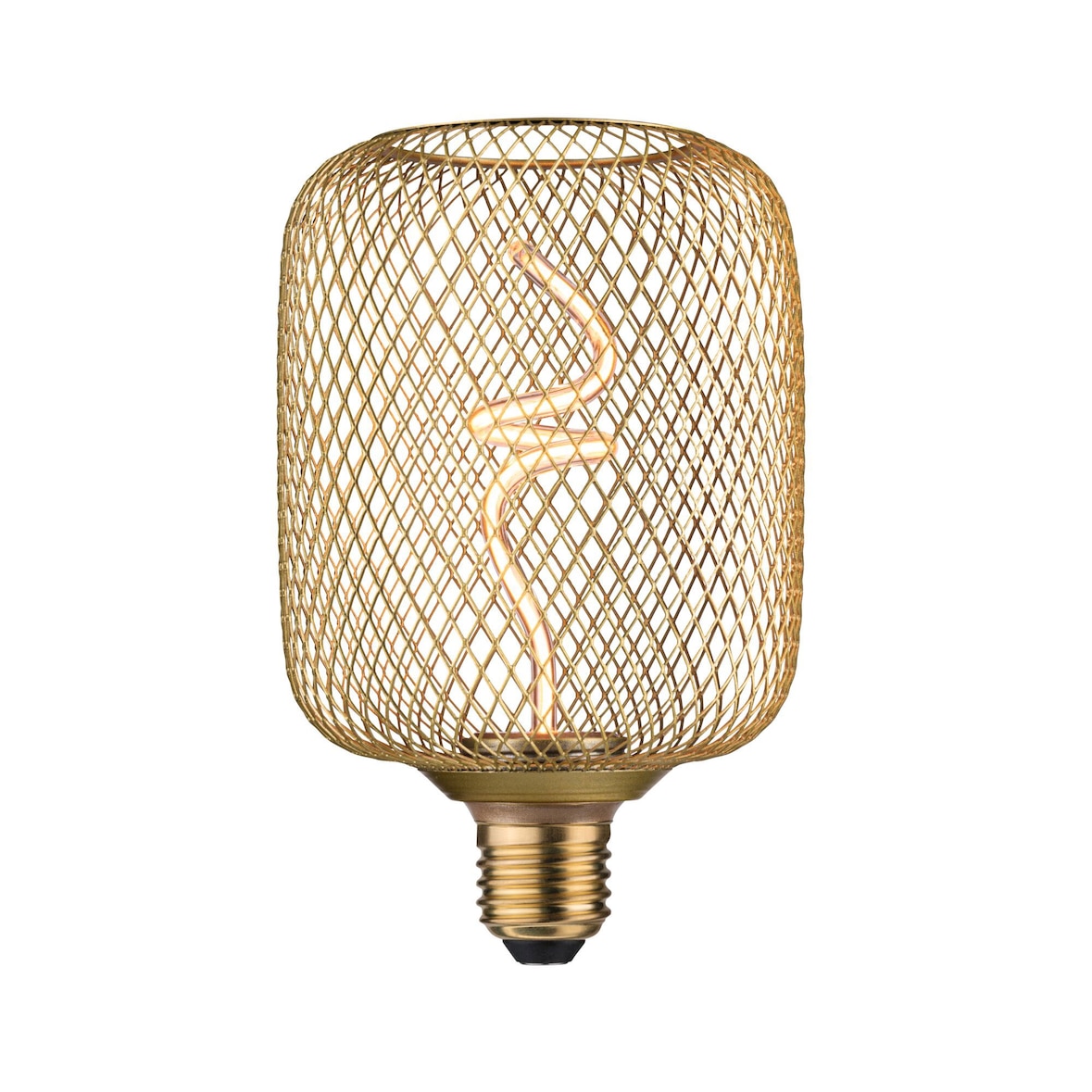 Paulmann Metallic Glow Standaard 230 V Ampoules LED Zyl  180lm 4W 1800K dimbaar Messing 29260