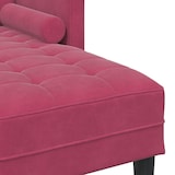 thumbnail of vidaXL Sofa 3-Sitzer mit Chaiselongue L-Form Weinrot 160 cm Samt
