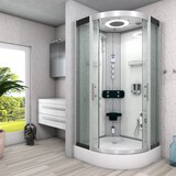 thumbnail of Komplettdusche Duschkabine Fertigdusche Dusche D58-10M1 90x90 cm ohne 2K Scheiben Versiegelung