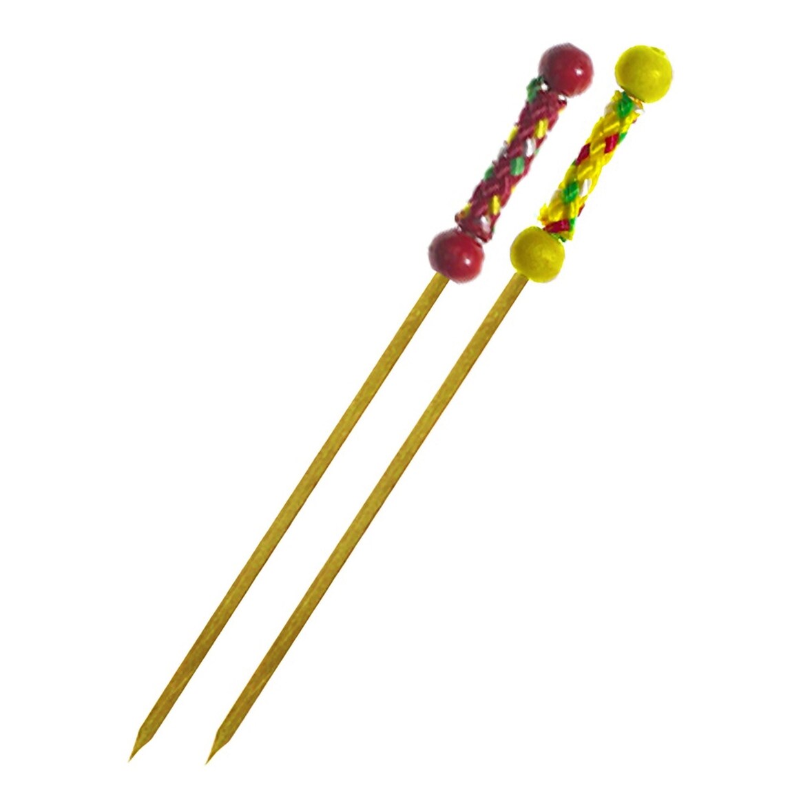 200x Fingerfood-Spieße aus Bambus KORDEL 120 mm stabil und splitterfrei