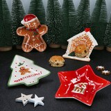thumbnail of 4tlg Keksteller Set Patisserie Weihnachten Tanne Stern Lebkuchenmann Haus Snack