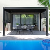 thumbnail of Pergola bioclimatica addossata 3x4m e 2 tende da sole 2,66 x 2,34 m