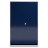 thumbnail of Metallschrank abschließbar Flügeltürenschrank 1945 x 1200 x 600 mm lichtgrau/enzianblau X-530381