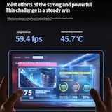 thumbnail of Tablette Tactile 10 Pouces Android 12 Octa Core 8GB+256GB 4G LTE Double SIMe Gris YONIS