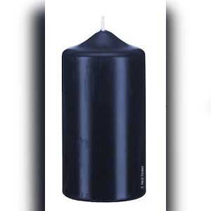 Kopschitz Kerzen Spitzkopf Stumpen Kerzen Nachtblau Dunkelblau 30 x Ø 7 cm, 6 Stück