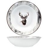 thumbnail of 2x Alois Servierschale Ø25,5cm 1,3L Porzellan Hirsch Suppenschüssel Beilagen