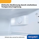 thumbnail of Exquisit Mini Kühl-Gefrierkombination KGC590-30-E-040E schwarz | Nutzinhalt: 85 L | 4-Sterne Gefrierfach | Türanschlag wechselbar