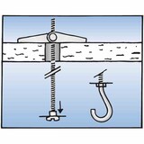 thumbnail of FISCHER KDH 5 x 90 mm KDH 5 veerklapdeuvel M 5 x 90 met haak,