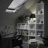 thumbnail of WellHome - Bücherregal mit 2 Regalböden in der Farbe Weiß 41 x 27 x 108 cm - Turia