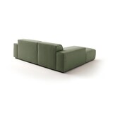 thumbnail of KAWOLA Sofa RANI Ecksofa Feincord olivgrün Recamiere links