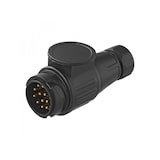 thumbnail of Stecker Anhänger 13 Polig PKW KFZ Kunststoff Auto Elektrik Kabel Anhängerstecker 12V PVC Wohnwagen Steckdose