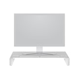 thumbnail of Yamazaki Home Monitorständer Bildschirmerhöher Schreibtischaufsatz Monitorerhöhung Tischablage Metall weiß 03305