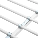 thumbnail of vidaXL Etagenbett mit Tischrahmen Weiß Metall 90x200 cm