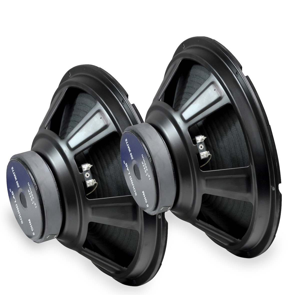 Lot de 2 Haut-Parleurs 12 " 200W 8Ohm 92Dbv