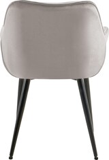 thumbnail of DELUKE® Esszimmerstuhl VIVI - Grau Samt, Metall 83x58x62cm Strapazierfähiger & pflegeleichter Bezug Esszimmerstühle Stuhl Esszimmer Küchenstühle