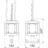 thumbnail of OBO Bettermann Versorgungseinheit VH-4 LG RW 6109801