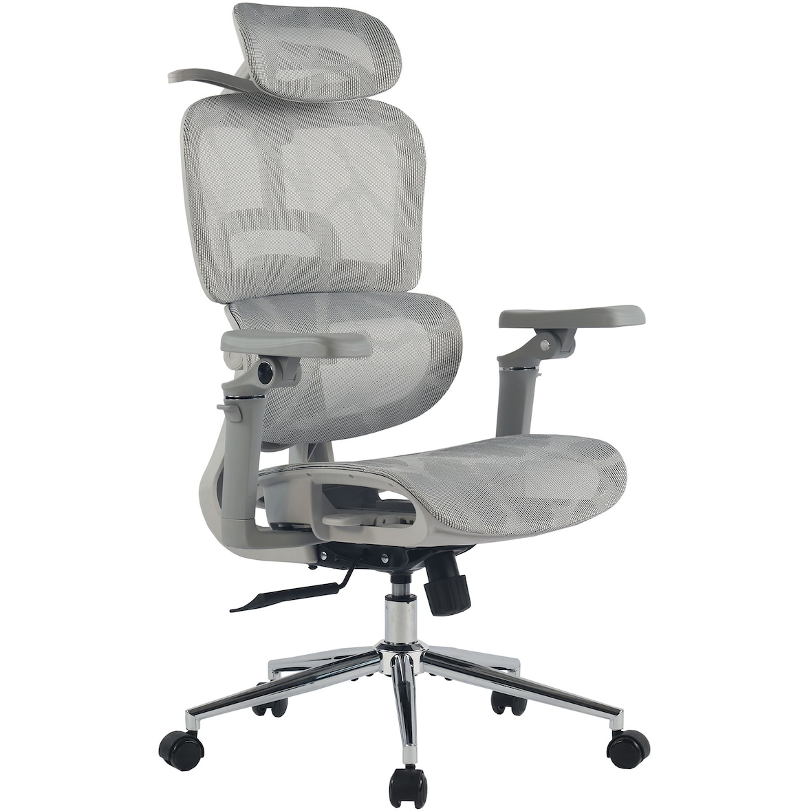 CLP Silla de oficina Jenson Tejido de red HBT: 109x71x72 cm Gris