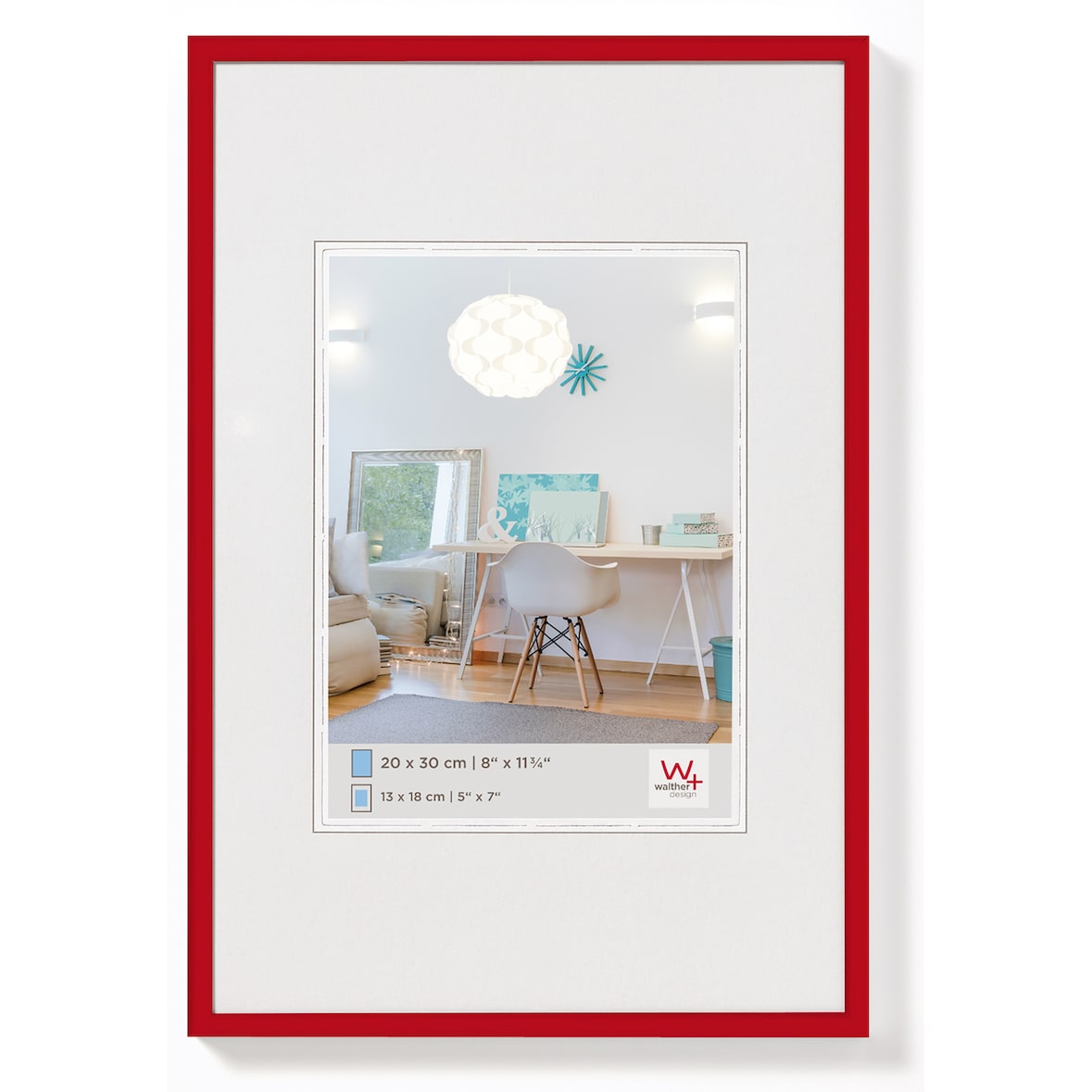 New Lifestyle Cornice in plastica 24x30 cm rosso
