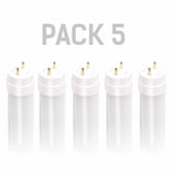 thumbnail of Pack x5 Tubo LEDECO T8 1200mm 1850lm 18W 4000K 25.000h cristal opal