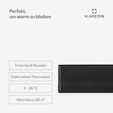 thumbnail of Cosmic Beam Plus Infrarot-Heizstrahler 2400W IP44 Fernbedienung Schwarz